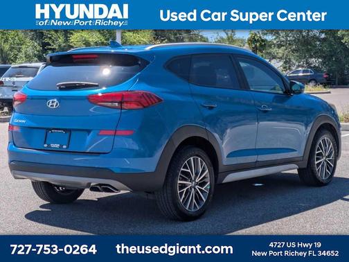 Aqua Blue 2020 Hyundai TUCSON SEL