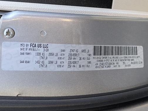 2020 Chrysler Pacifica Touring