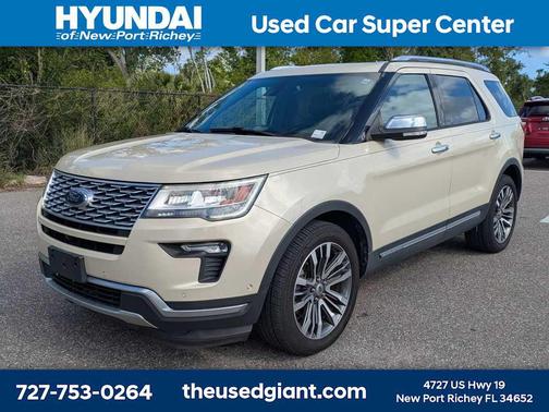 Platinum Dune Metallic Tri-Coat 2018 Ford Explorer Platinum
