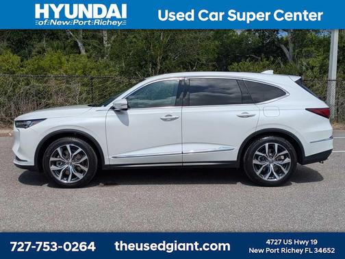 Platinum White Pearl 2023 Acura MDX Technology Package