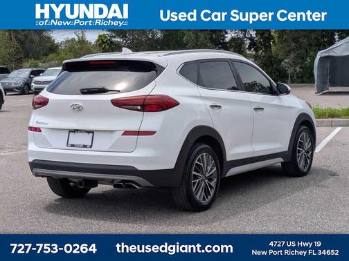 Dazzling White 2019 Hyundai TUCSON Limited