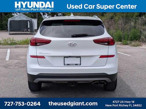 Dazzling White 2019 Hyundai TUCSON Limited
