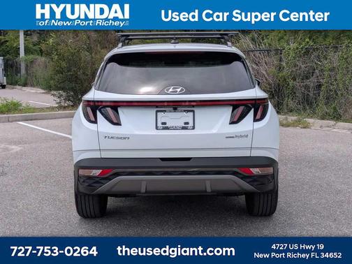 White Pearl 2024 Hyundai TUCSON Hybrid Limited