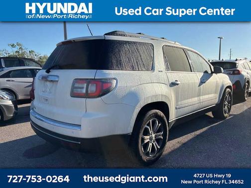 White Diamond Tricoat 2015 GMC Acadia SLT-1