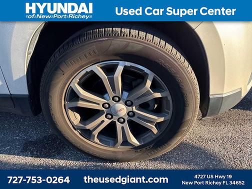 White Diamond Tricoat 2015 GMC Acadia SLT-1