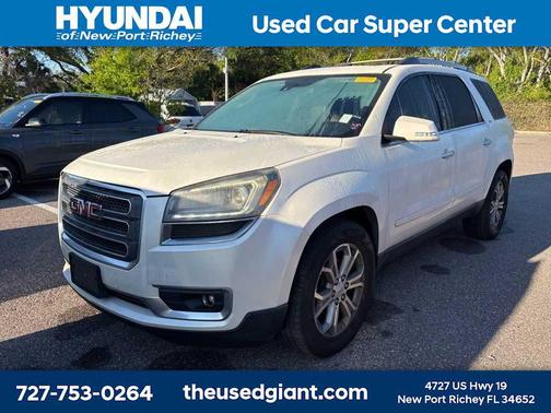 White Diamond Tricoat 2015 GMC Acadia SLT-1