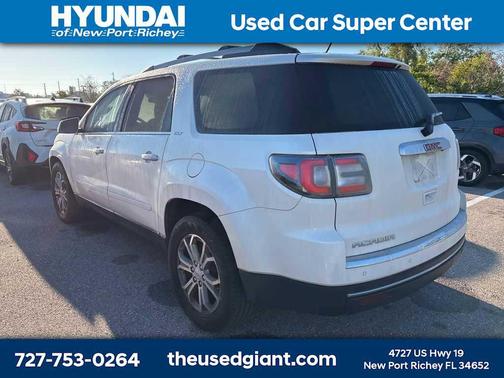 White Diamond Tricoat 2015 GMC Acadia SLT-1