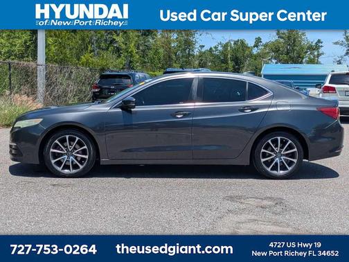 Gray 2015 Acura TLX V6