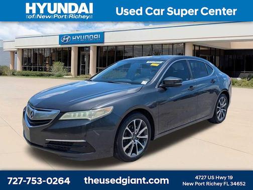 Gray 2015 Acura TLX V6