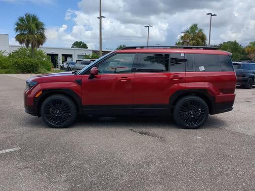 Ultimate Red 2026 Hyundai SANTA FE HEV Calligraphy