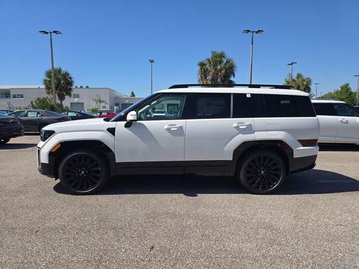 Serenity White 2026 Hyundai SANTA FE Calligraphy