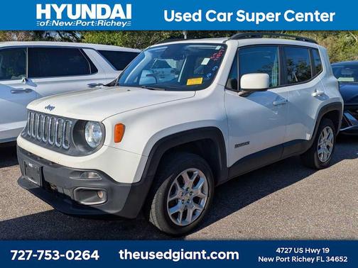 Alpine White 2018 Jeep Renegade Latitude