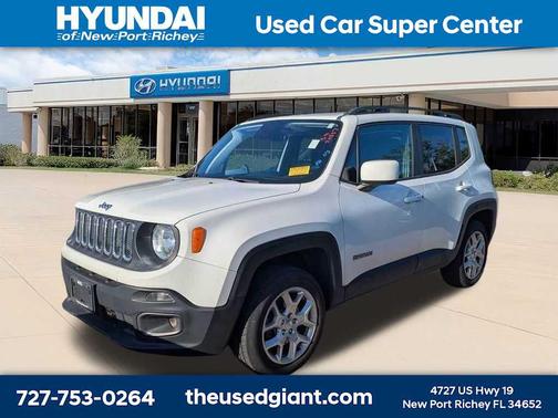 Alpine White 2018 Jeep Renegade Latitude