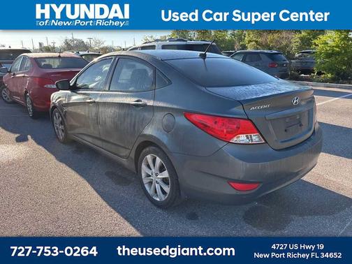 Cyclone Gray 2012 Hyundai Accent GLS