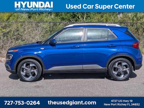 Intense Blue 2023 Hyundai VENUE Limited