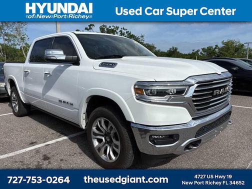 Bright White Clearcoat 2021 RAM 1500 Longhorn