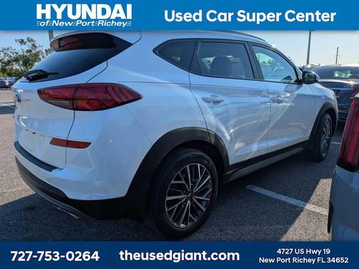White Cream 2021 Hyundai TUCSON SEL