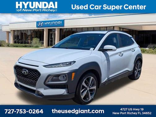 Chalk White 2019 Hyundai KONA Limited