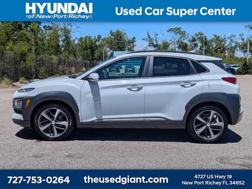 Chalk White 2019 Hyundai KONA Limited