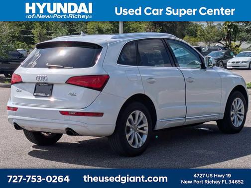 White 2015 Audi Q5 2.0T Premium Plus