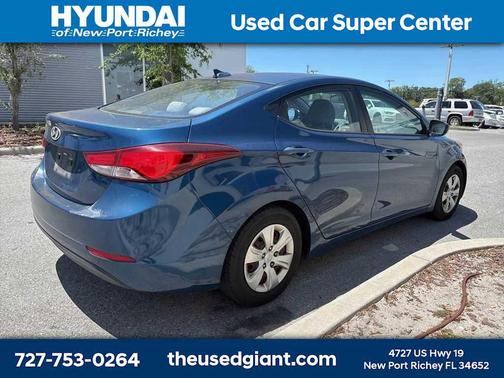 Windy Sea Blue 2016 Hyundai ELANTRA SE