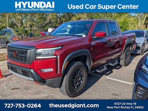 Cardinal Red Tricoat 2022 Nissan Frontier PRO-X