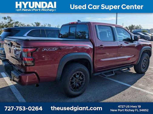 Cardinal Red Tricoat 2022 Nissan Frontier PRO-X