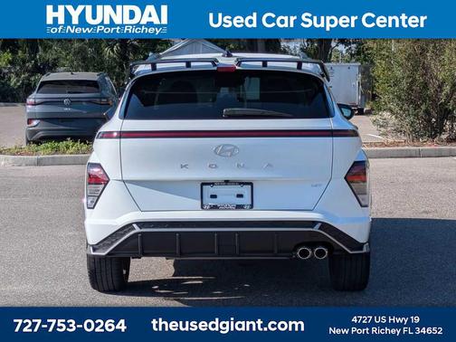 Atlas White 2024 Hyundai KONA N Line