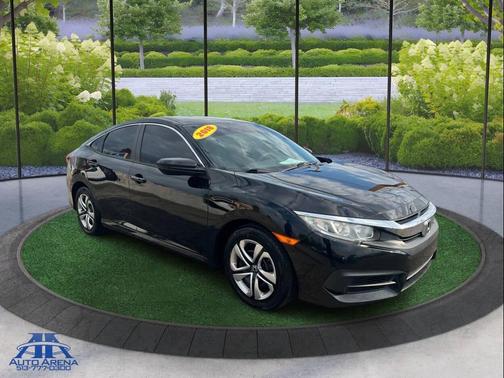 Crystal Black Pearl 2018 Honda Civic LX