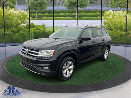 Deep Black Pearl 2018 Volkswagen Atlas 3.6L SE w/Technology