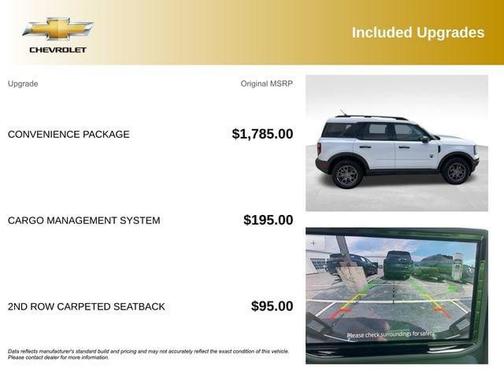 Oxford White 2023 Ford Bronco Sport Big Bend