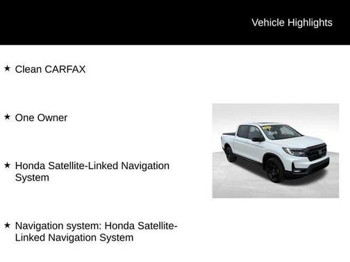 Platinum White Pearl 2026 Honda Ridgeline Black