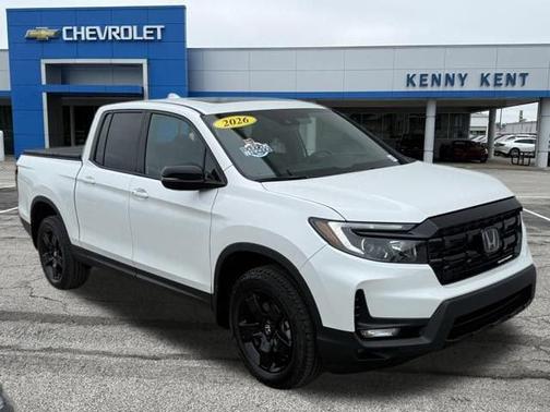 Platinum White Pearl 2026 Honda Ridgeline Black