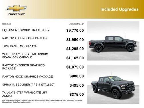 Shadow Black 2018 Ford F-150 Raptor