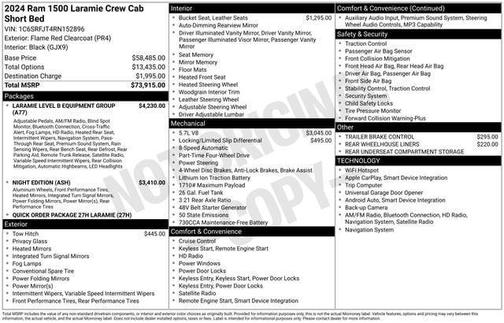 Flame Red Clearcoat 2024 RAM 1500 Laramie