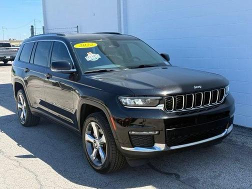 Diamond Black Crystal Pearlcoat 2022 Jeep Grand Cherokee L Limited