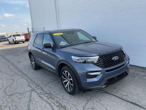 Infinite Blue Metallic Tinted Clearcoat 2021 Ford Explorer ST
