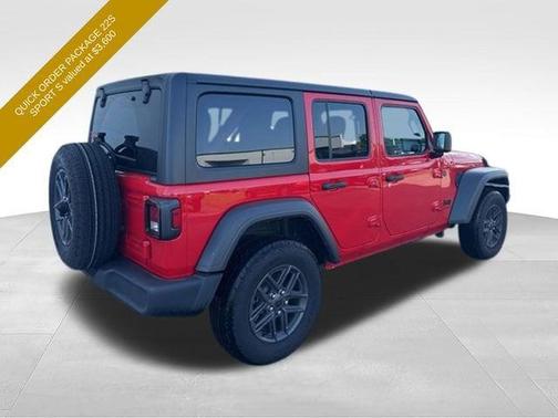 Firecracker Red Clearcoat 2025 Jeep Wrangler Sport S