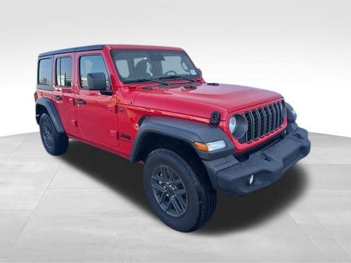 Firecracker Red Clearcoat 2025 Jeep Wrangler Sport S