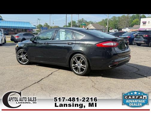 Black 2013 Ford Fusion Titanium