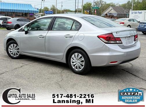 Silver 2014 Honda Civic LX