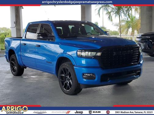 Hydro Blue Pearlcoat 2025 RAM 1500 Laramie