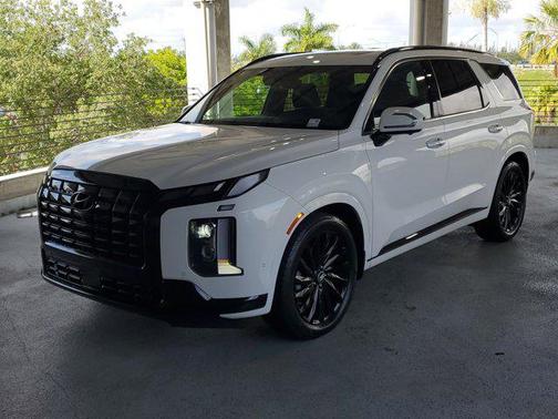 Hyper White 2024 Hyundai PALISADE Calligraphy Night Edition
