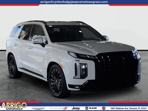 Hyper White 2024 Hyundai PALISADE Calligraphy Night Edition