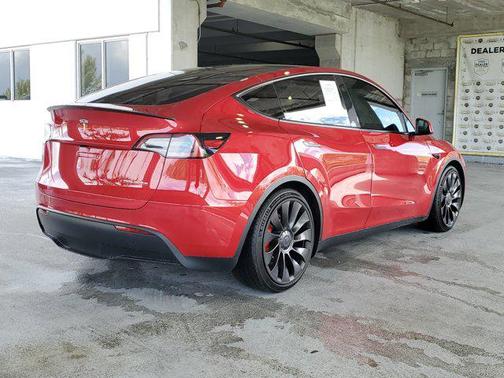 Red Multi-Coat 2023 Tesla Model Y Performance Dual Motor All-Wheel Drive