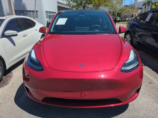 Red Multi-Coat 2023 Tesla Model Y Performance Dual Motor All-Wheel Drive