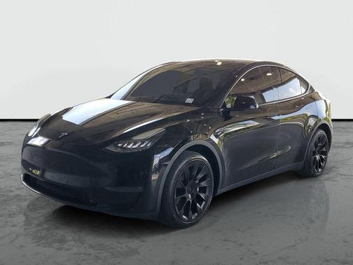 Solid Black 2021 Tesla Model Y Long Range Dual Motor All-Wheel Drive