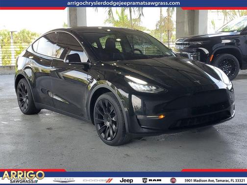 Solid Black 2021 Tesla Model Y Long Range Dual Motor All-Wheel Drive