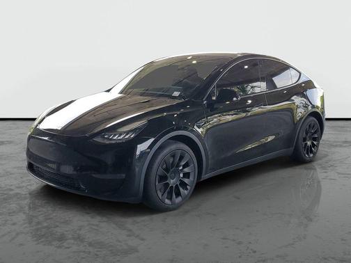 Solid Black 2021 Tesla Model Y Long Range Dual Motor All-Wheel Drive