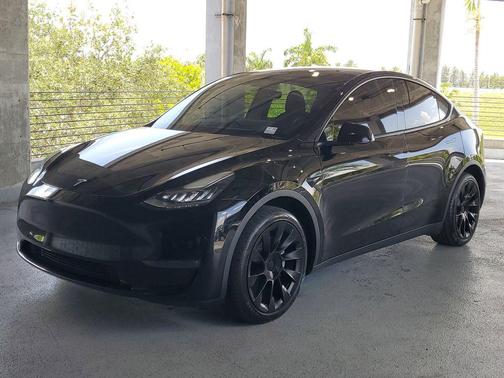 Solid Black 2021 Tesla Model Y Long Range Dual Motor All-Wheel Drive